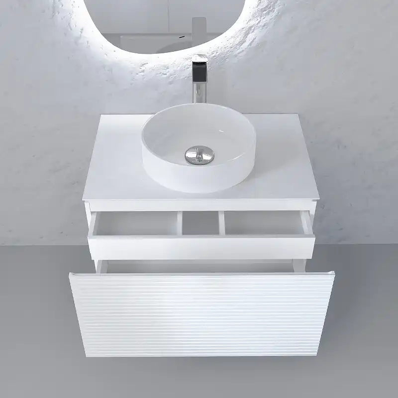 Тумба под раковину Jorno STONE 80 Stn.01.80/P/W/JR Белая фото 3