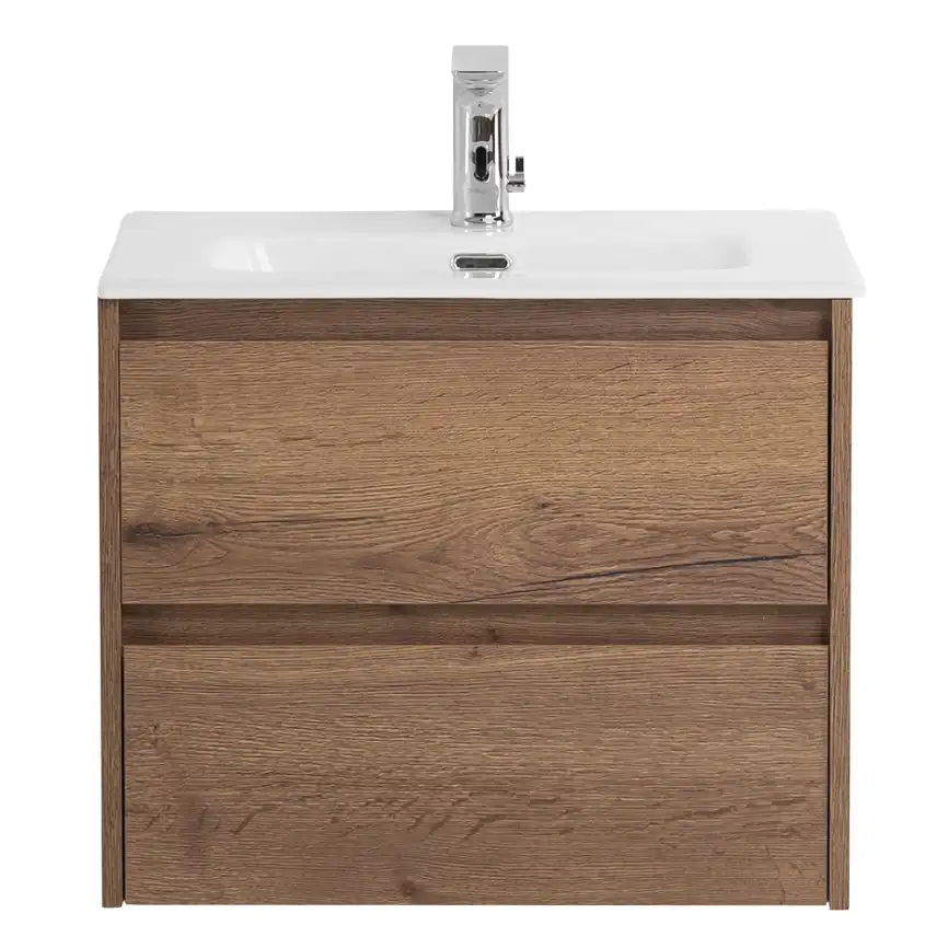 Тумба под раковину BelBagno KRAFT 39-700/390-2C-SO-RT подвесная Rovere Tabacco фото 1