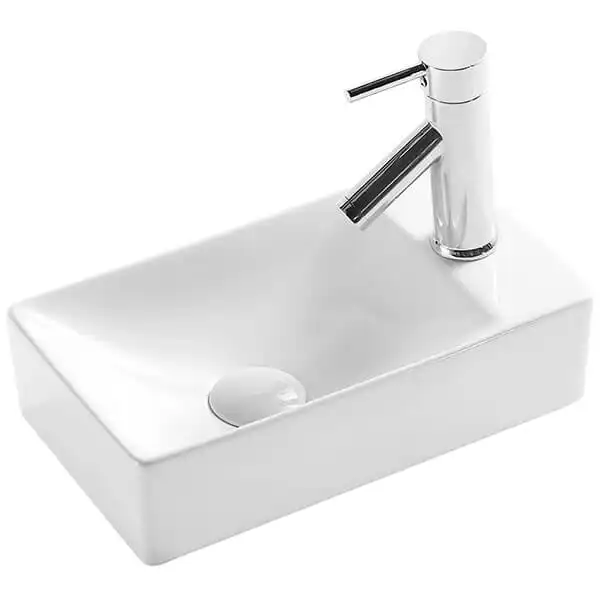 Рукомойник AVS Лина 38х22 L, белая фото 1