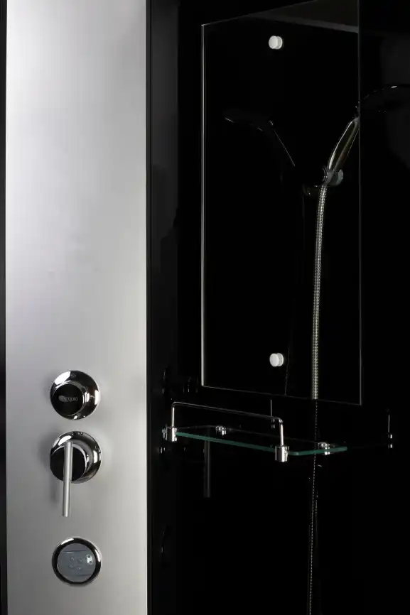 Душевая кабина Niagara Classic 90х90х200 NG-2508-14BKG высокий поддон, с гидромассажем, 25081434BKG фото 4