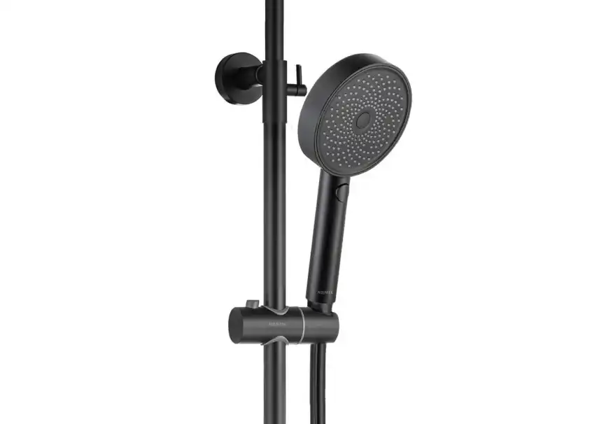 Душевая система Aquatek ВЕГА AQ2043MB с термостатом, Черный матовый фото 5