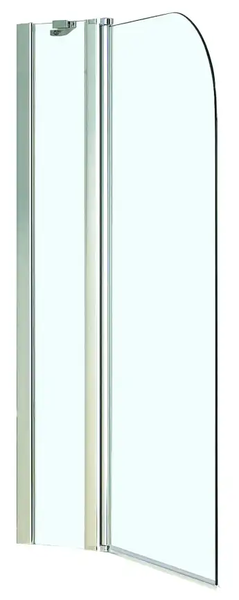 Шторка для ванны Azario Merrit 110 см, AZ-NF6221 1100, профиль Серебро, стекло Прозрачное фото 3