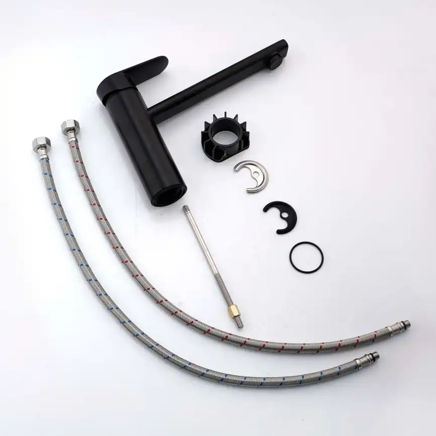 Смеситель для кухни Aquatek Ника AQ1880MB, Черный матовый фото 7