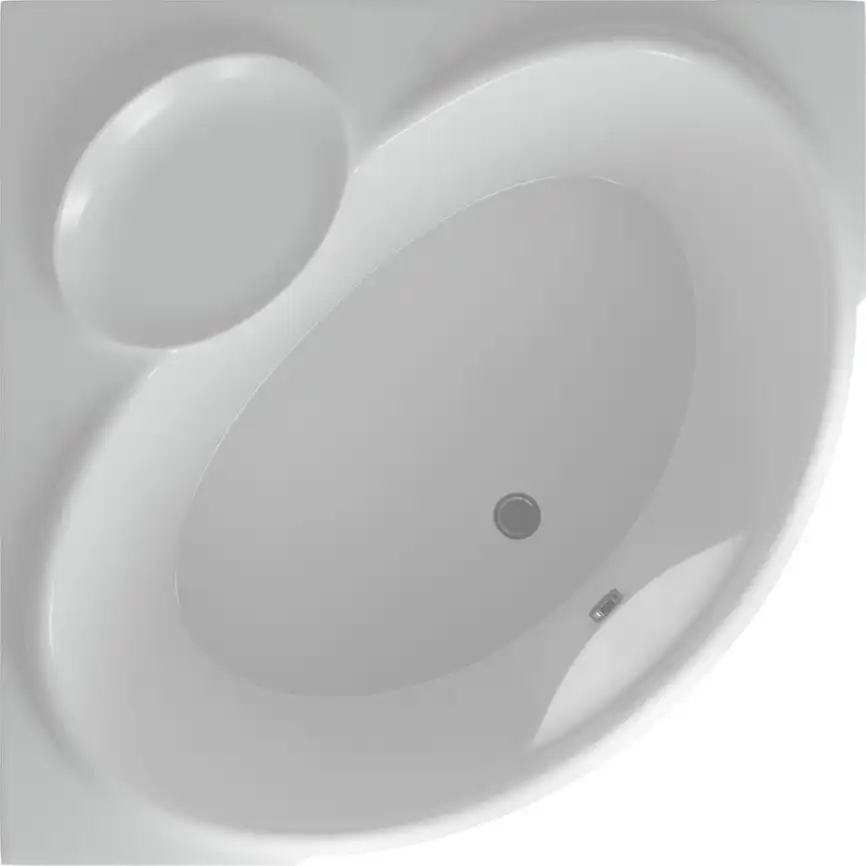 Акриловая ванна Aquatek Эпсилон 150х150 EPS150-0000066 с фронтальным экраном (вклеенный каркас) фото 1