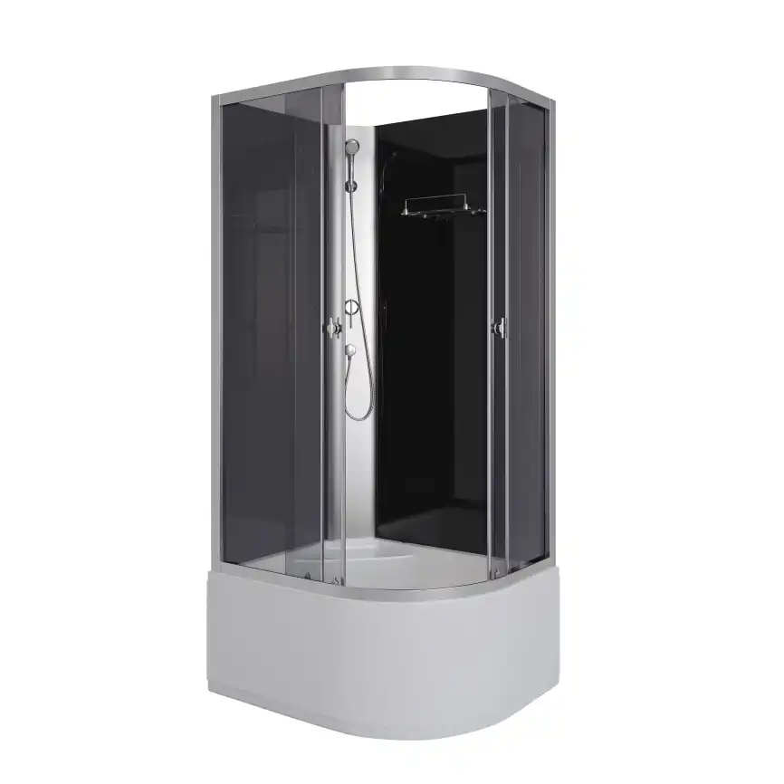 Душевая кабина Niagara Eco 90х80х195 E90/80/40L/TN/BK высокий поддон, без гидромассажа фото 2