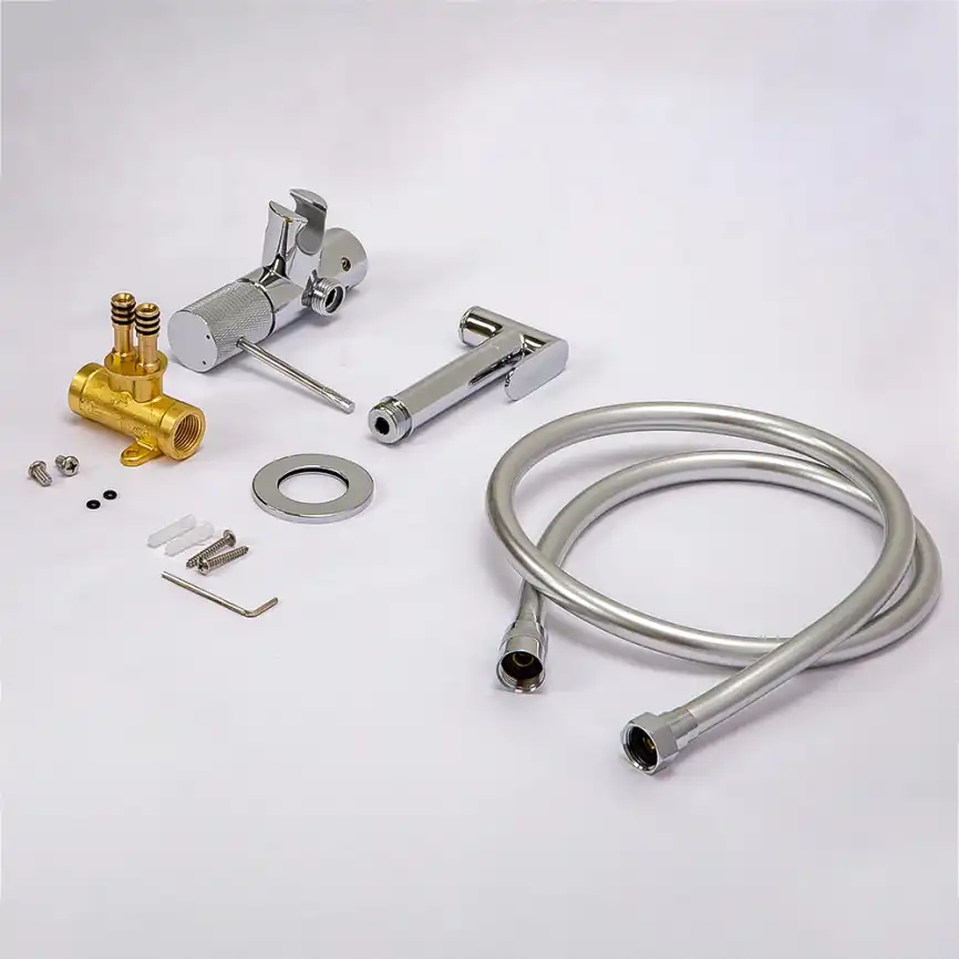 Гигиенический душ со смесителем AVS SEEME 811-331-CR, хром фото 6