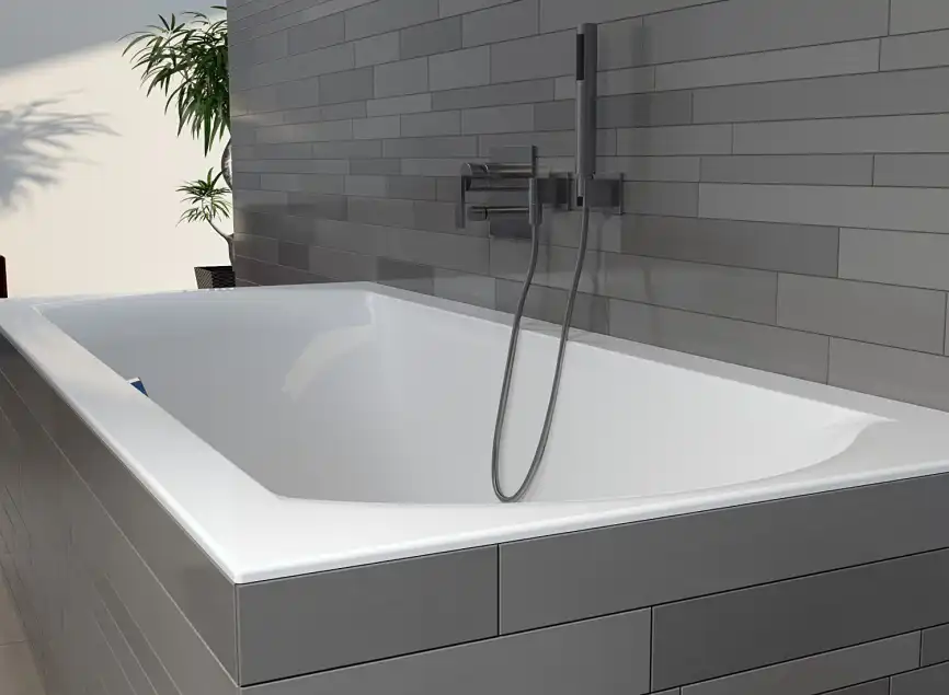 Акриловая ванна RIHO LINARES 2000x90 (c тонким бортом) прямоугольная B144001005 фото 3