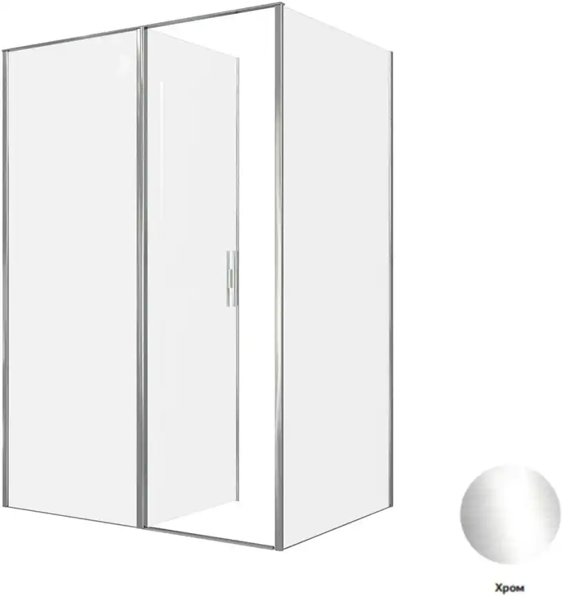 Душевой уголок Allen Brau Priority 140x100 3.31034.00 + 3.31046.00 хром фото 4