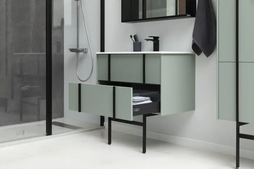 Тумба под раковину Allen Brau Reality 90 1.32006.CGM олива матовый фото 42