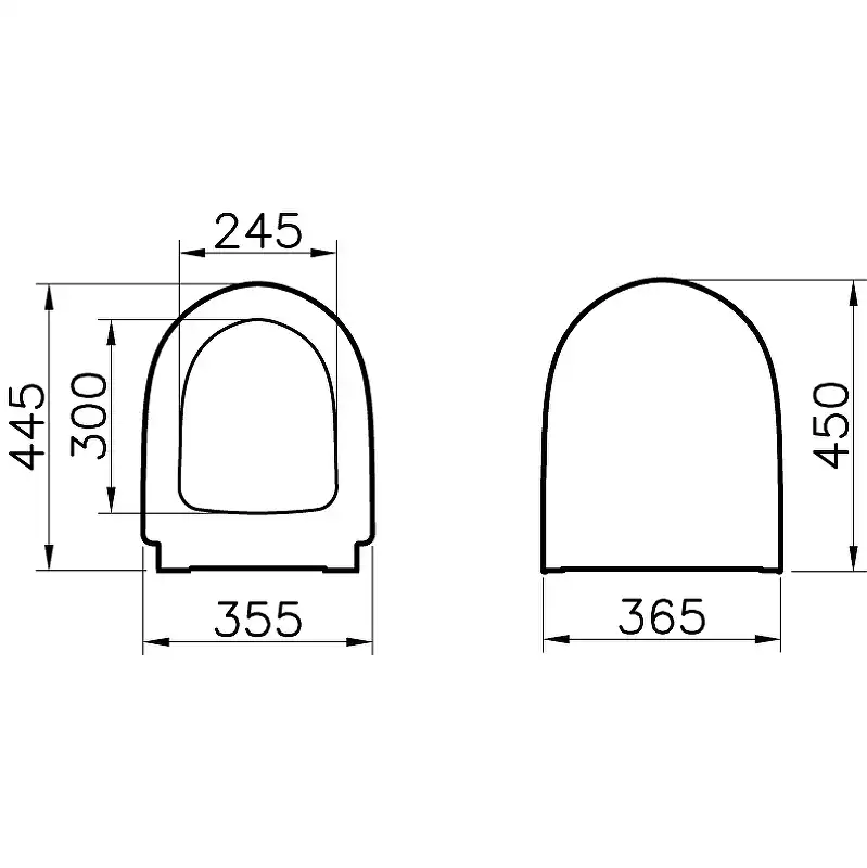 Сиденье для унитаза Vitra Sento 86-003-009 с микролифтом фото 2