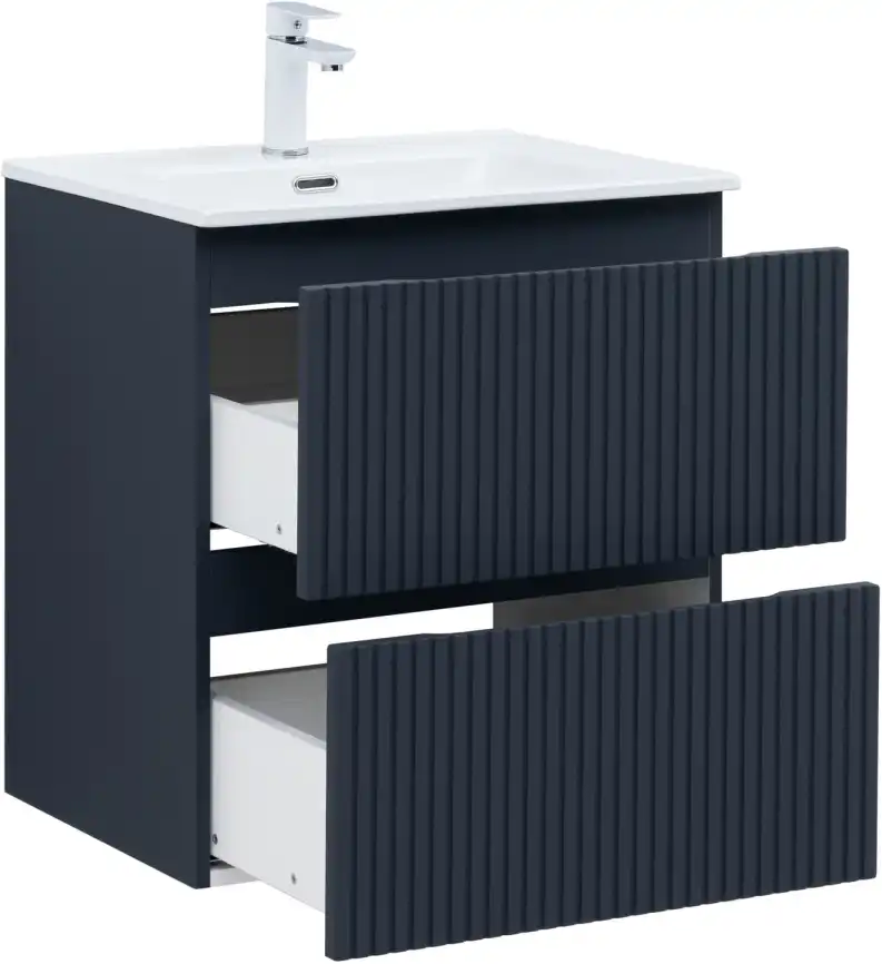 Тумба под раковину Aquanet Джейн (Flat) 60 маренго, подвесная, 335427 фото 8