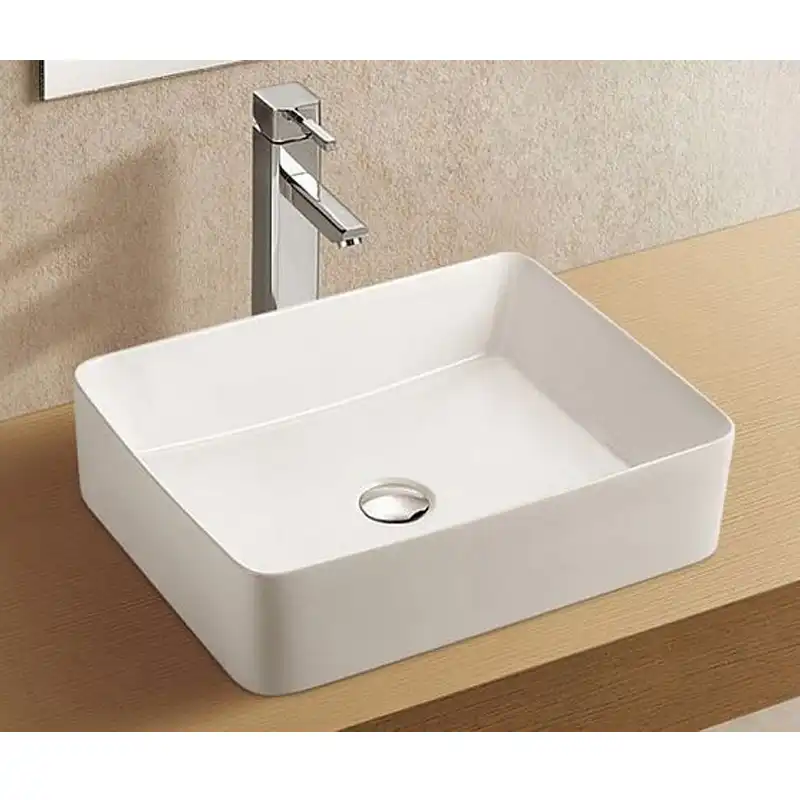 Раковина накладная Azario 480х370х140 AZ-2074, цвет Белый фото 2