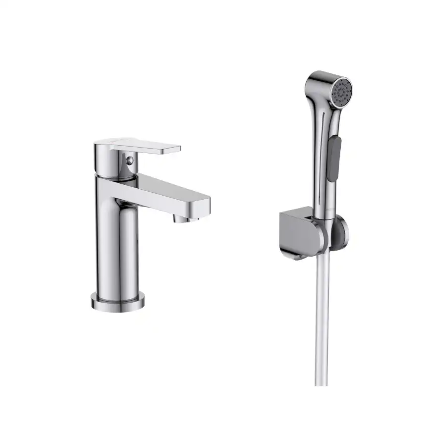 Смеситель для раковины Aquatek Лугано AQ1712CR, Хром фото 1