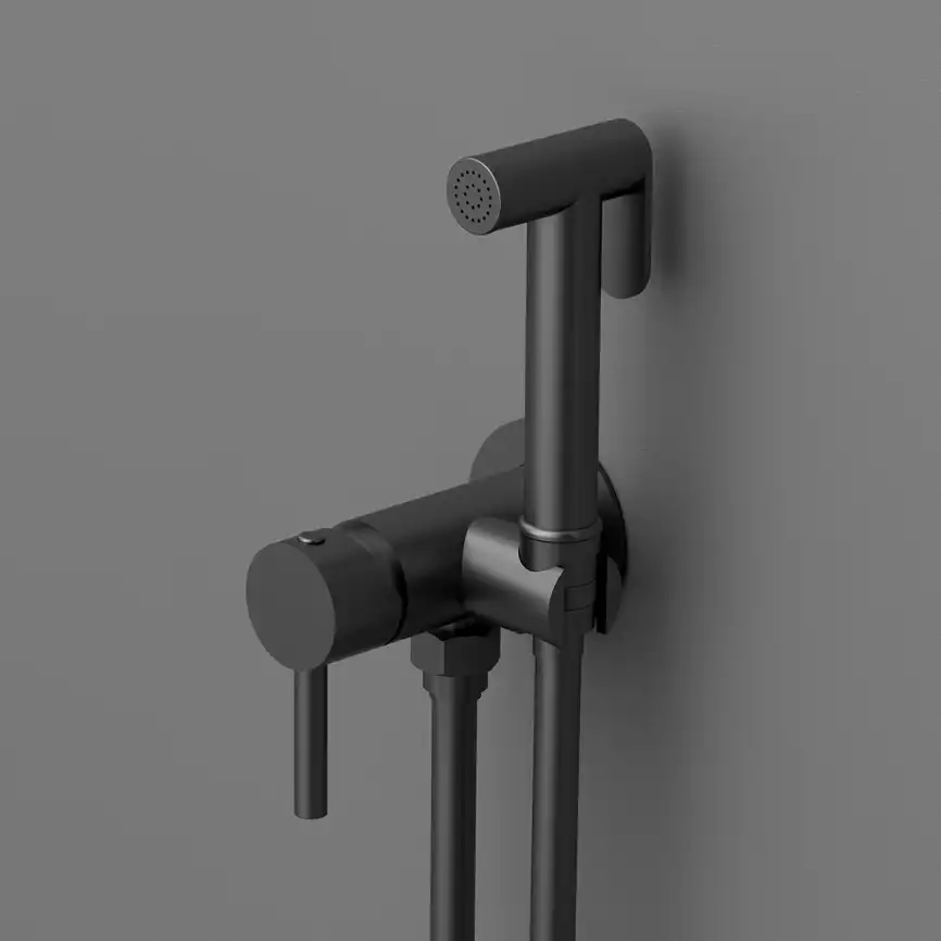 Гигиенический душ Vincea VHFW-101MB со смесителем, черный фото 3