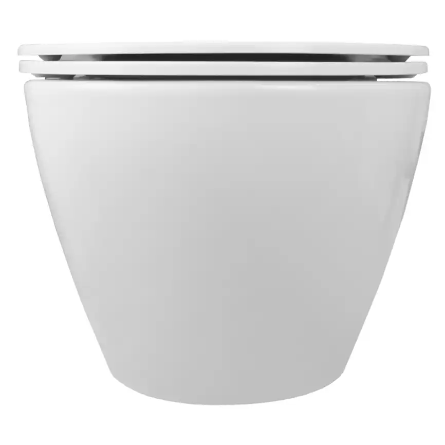 Подвесной унитаз безободковый Azario Grado  AZ-0046 SP , с сидением микролифт, цвет белый фото 9