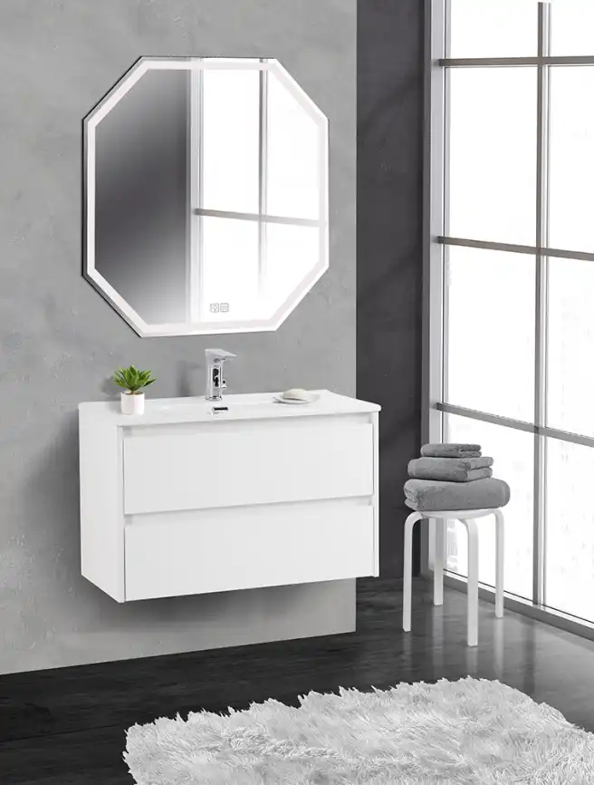 Тумба под раковину BelBagno KRAFT 39-800/390-2C-SO-BO подвесная Bianco Opaco фото 10