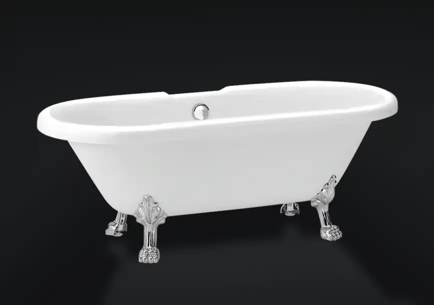 Акриловая ванна BELBAGNO 175х80 BB21 отдельностоящая, Белая фото 1