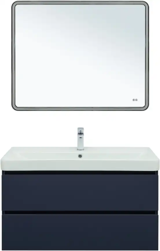 Тумба под раковину Aquanet Вега 2.0 100 маренго, подвесная, 337945 фото 11