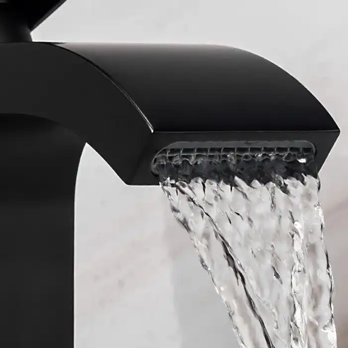 Смеситель для раковины Gappo G1007-6, Черный матовый фото 6