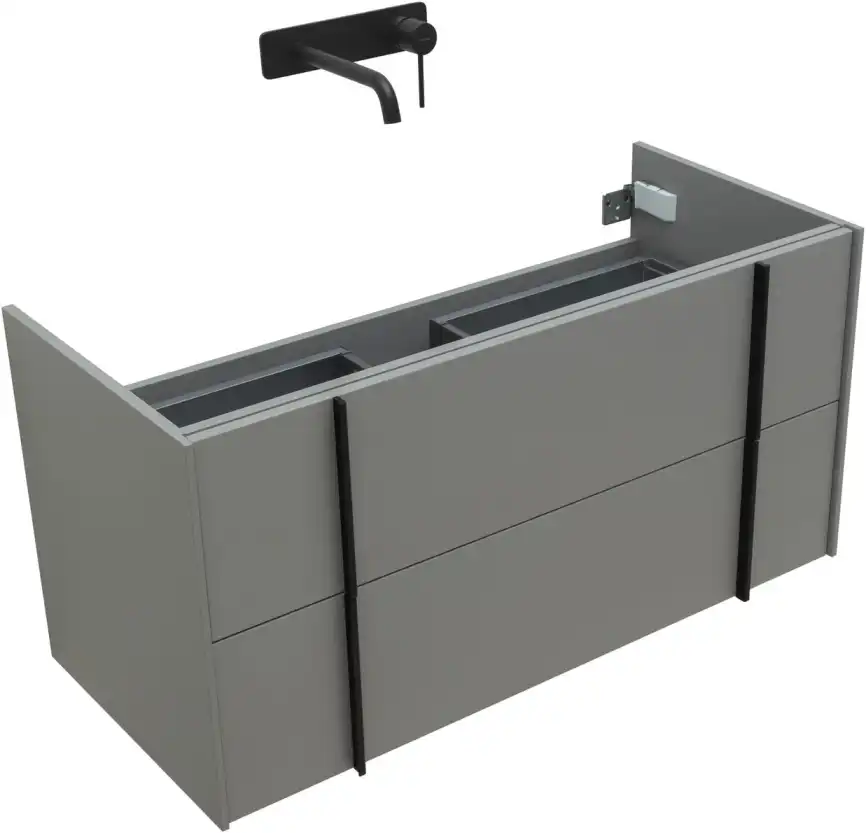 Тумба под раковину Allen Brau Reality 100 1.32007.PGM платина матовый фото 11