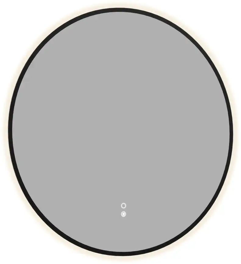 Зеркало Aquanet Контур D 770 LED TX с подогревом, черный, 367665 фото 1