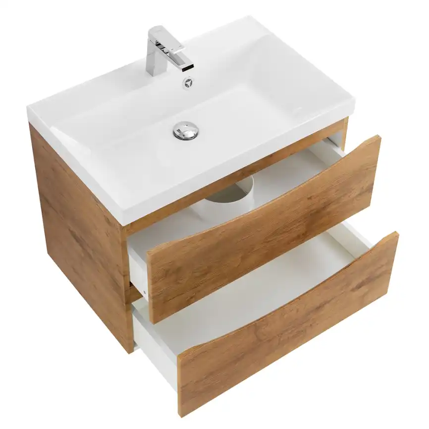 Тумба под раковину BelBagno MARINO-700-2C-SO-RN-P подвесная Rovere Nature фото 6