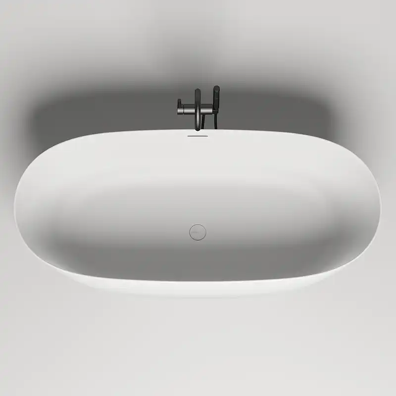 Ванна Salini Sofia 165х75 102511G из материала S-Sense, Белая глянцевая фото 3