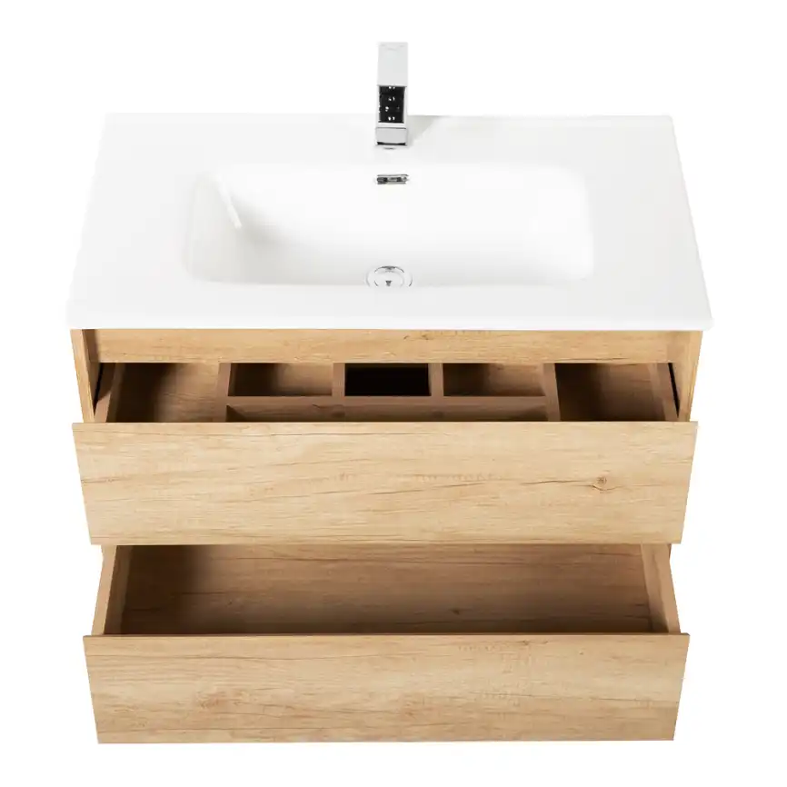 Тумба под раковину BelBagno KRAFT-900-2C-SO-RNN подвесная Rovere Nebrasca Nature фото 5