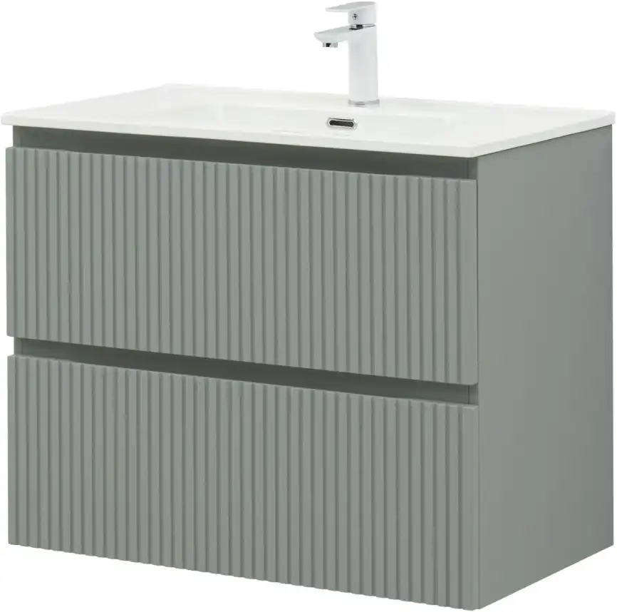 Тумба под раковину Aquanet Джейн (Flat) 80 мисти грин 335434 фото 10