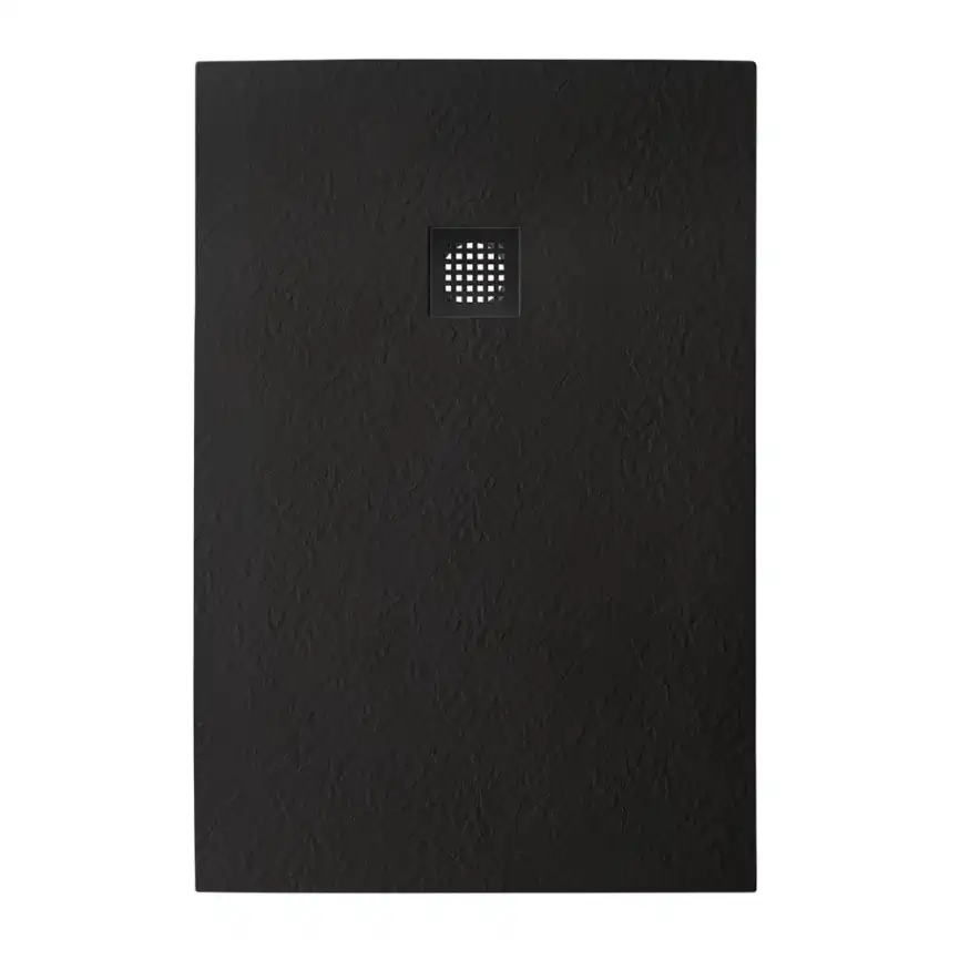 Душевой поддон BelBagno UNO 120х80 из искусственного камня, TRAY-MR-UNO-AH-120/80-35-NERO-NO, Черный матовый фото 1