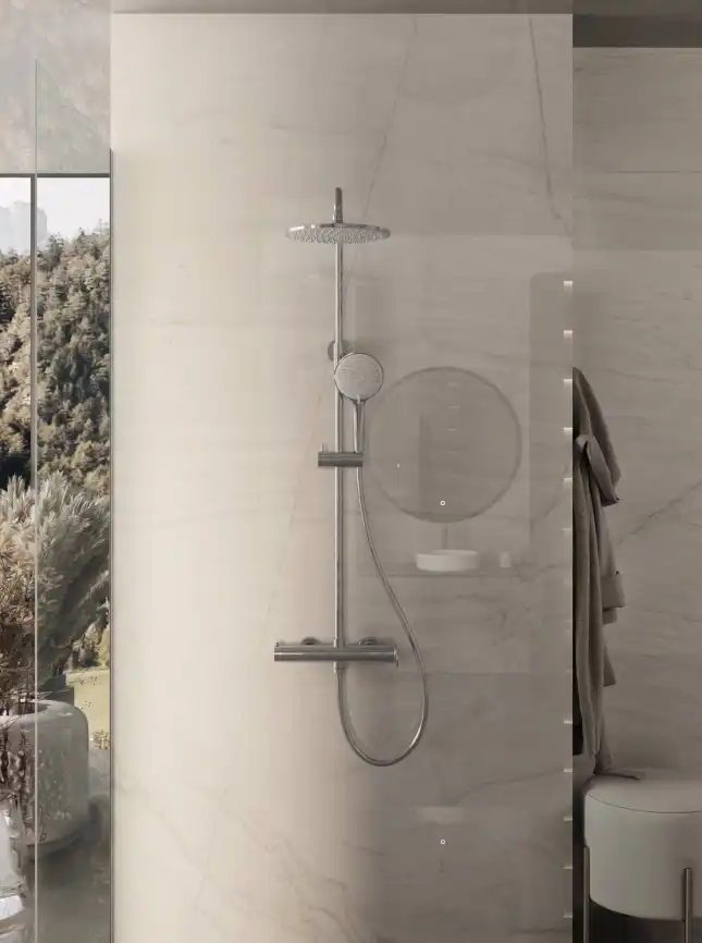 Душевая система  Vincea Rondo VSFS-1R0CH VSFS-1R0CH для душа без излива, хром фото 3