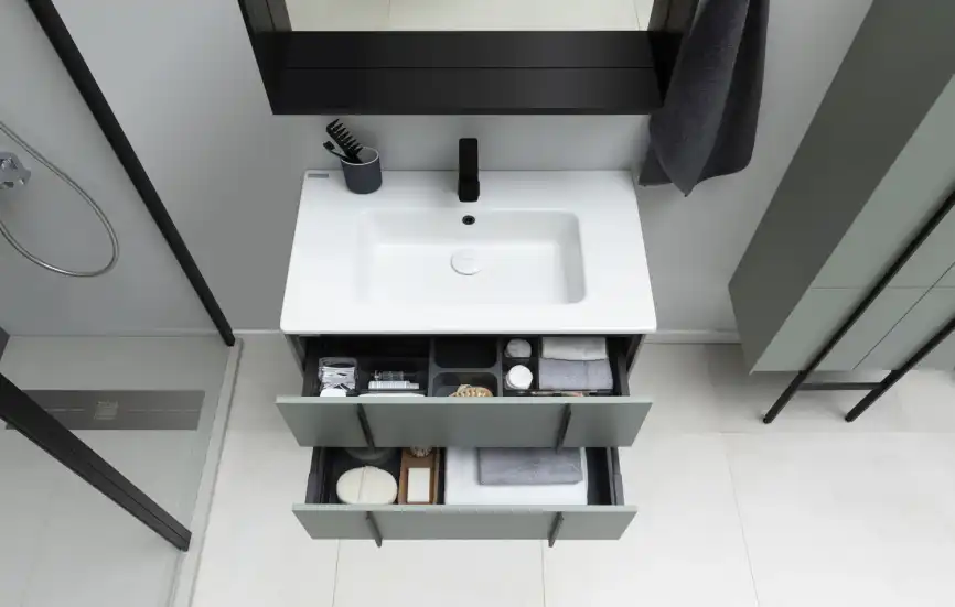 Тумба под раковину Allen Brau Reality 90 1.32006.CGM олива матовый фото 37