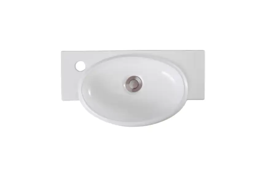 Раковина Aquatek 51х27,5х13 AQ5329-00 подвесная, угловая, Белая фото 4
