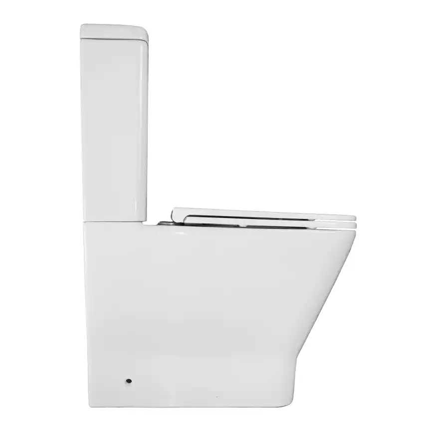 Унитаз напольный Azario  Joy AZ-2168-UQ3 безободковый, смыв Торнадо, с бачком и сидением микролифт, Белый глянцевый фото 13