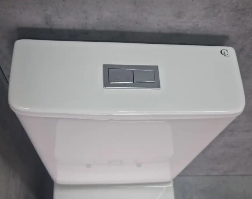 Унитаз-компакт CeramaLux TR2177 Tornado смыв торнадо, безободковый, Белый фото 4