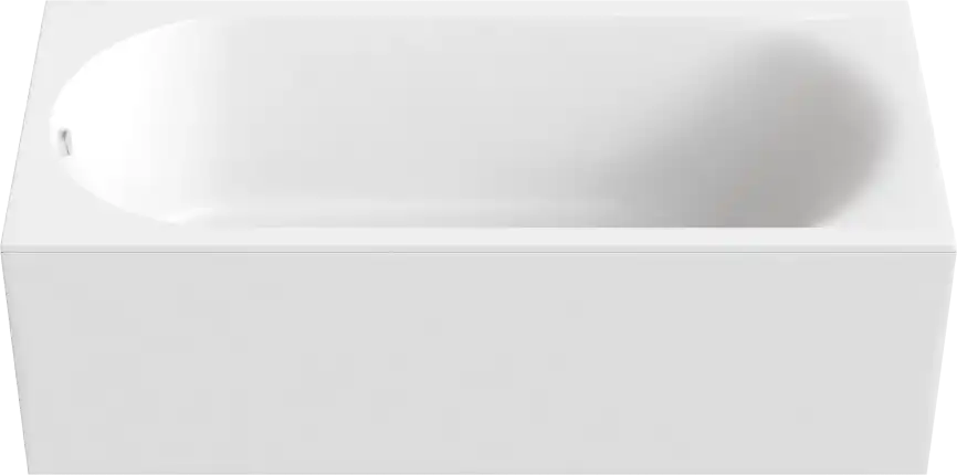 Ванна из искусственного мрамора Bas Афина 180х80, белый глянец фото 4