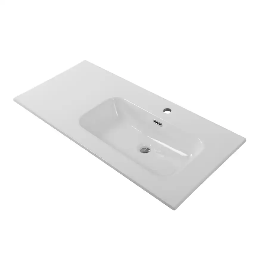 Керамическая раковина, чаша справа BelBagno BB1000ETL-R фото 1