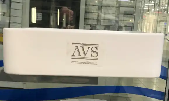 Раковина AVS Леон 40х40 белая матовая фото 4