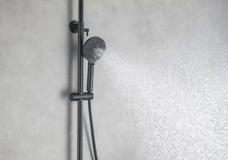 Душевая система Aquatek ВЕГА AQ2046MB, Черный матовый фото 12