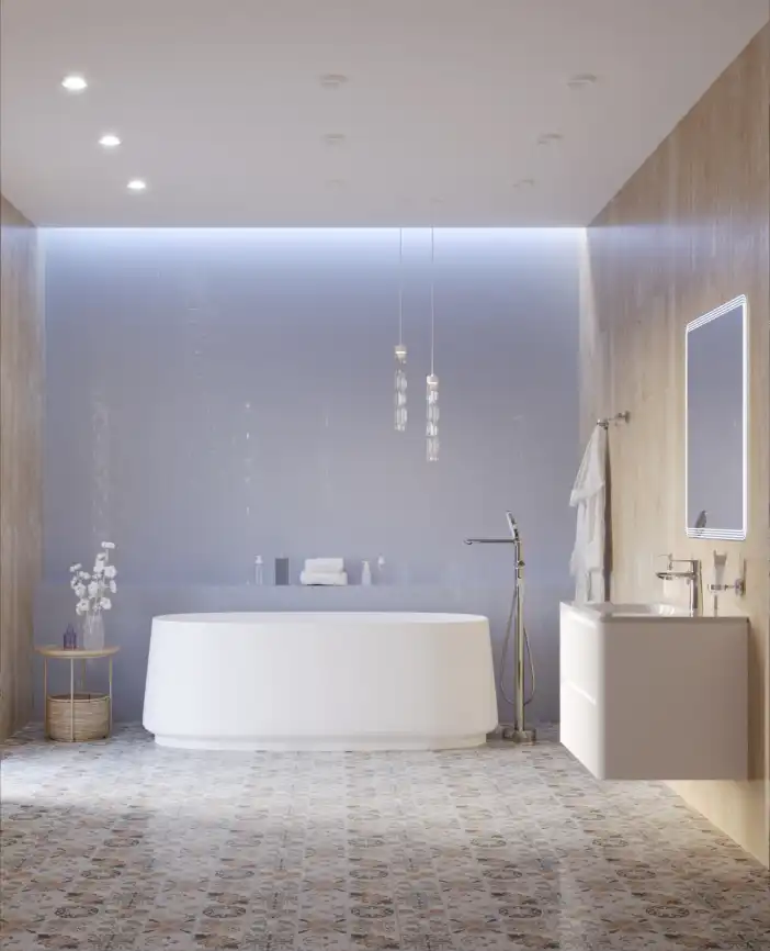 Акриловая ванна CEZARES CZR-LUX-CENTRAL-170-82-58-MATT фото 7