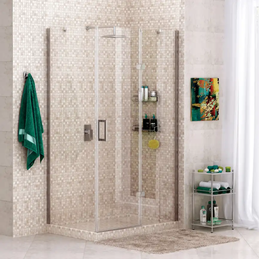 Душевой уголок WasserKRAFT Aller 10H 120х90 10H07R профиль Хром стекло Прозрачное фото 2