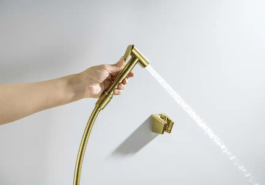 Гигиенический душ Aquatek  AQ2054BG, Золото матовое фото 5