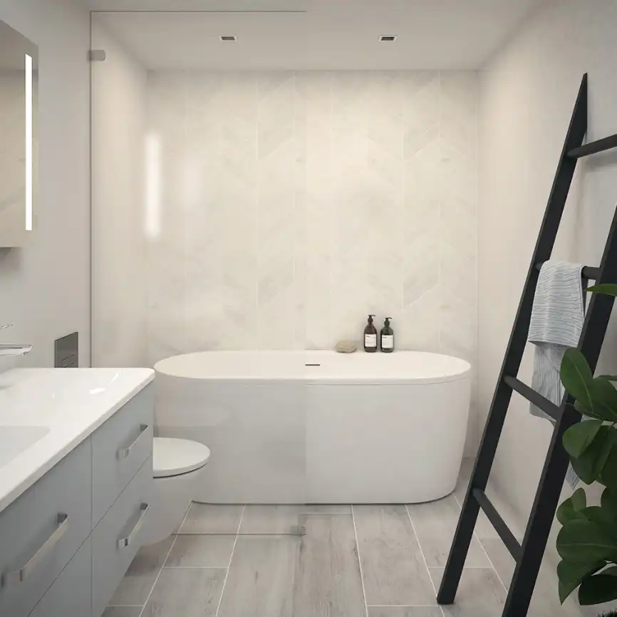 Акриловая ванна CEZARES SLIM CENTRAL-180-80-60-W37-SET, Белая фото 3