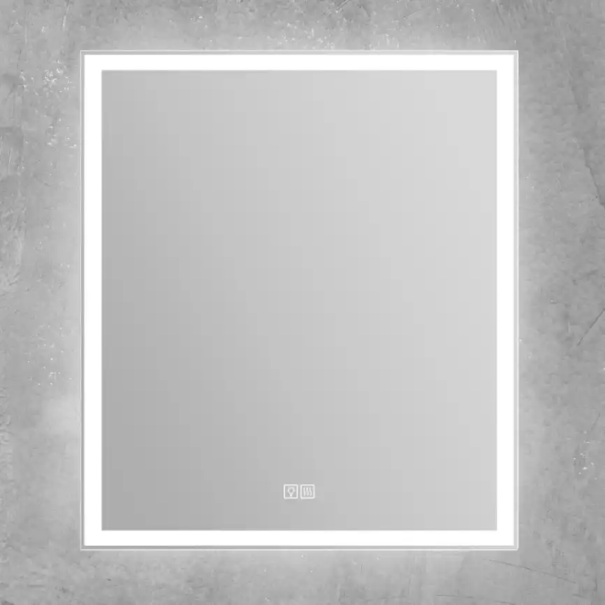 Зеркало BelBagno SPC-GRT 70х80 SPC-GRT-700-800-LED-TCH-WARM с подстветкой, сенсорный выключатель, с подогревом фото 3