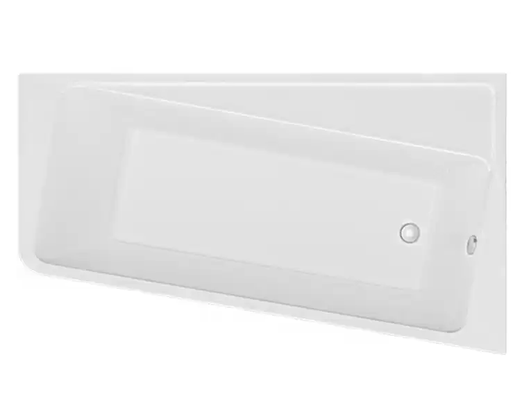 Акриловая ванна Marka One DIRECT 170х100 01дир1710п правая, Белая фото 1