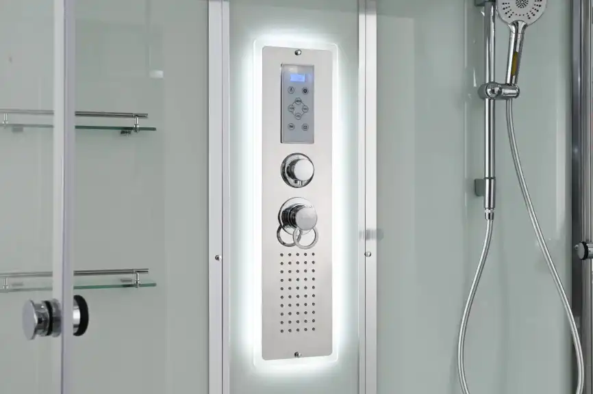 Душевая кабина AvaCan V5017LED 170x90 см, высокий поддон, с крышей фото 13