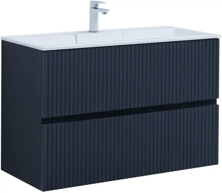 Тумба под раковину Aquanet Джейн 100 маренго 313304 фото 2