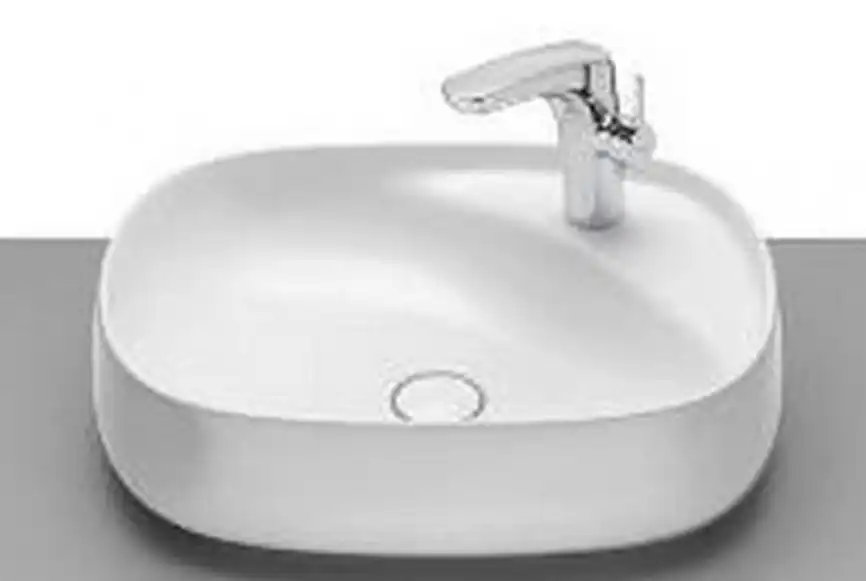 Раковина накладная CeramaLux 600х480х150 72442, цвет Белый фото 1