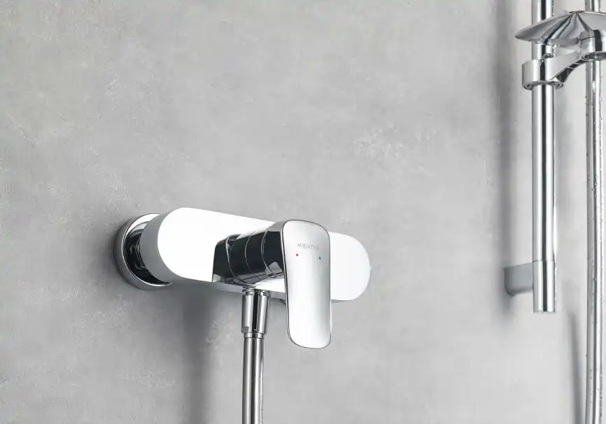 Смеситель для душа Aquatek Вега AQ1034CR, с душевым гарнитуром однорычажный, Хром фото 7