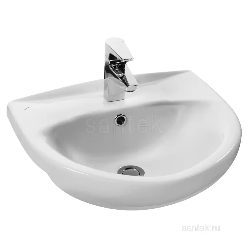 Раковина Santek Канны 50 отверстие под смеситель 1WH110243 фото 1